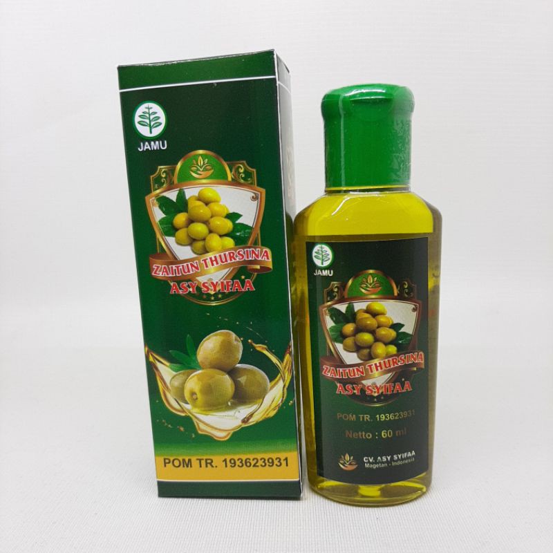Minyak Zaitun Thursina Extrax Virgin Olive Oil 60ml Original Asli
