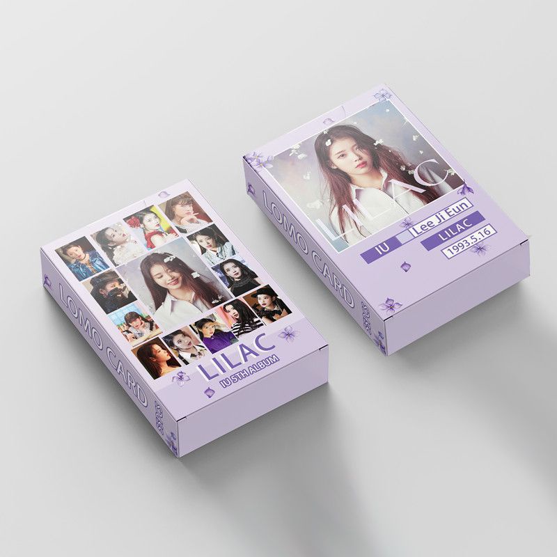 PHOTO CARD IU 5TH LILAC ALBUM KARTU FOTO KPOP