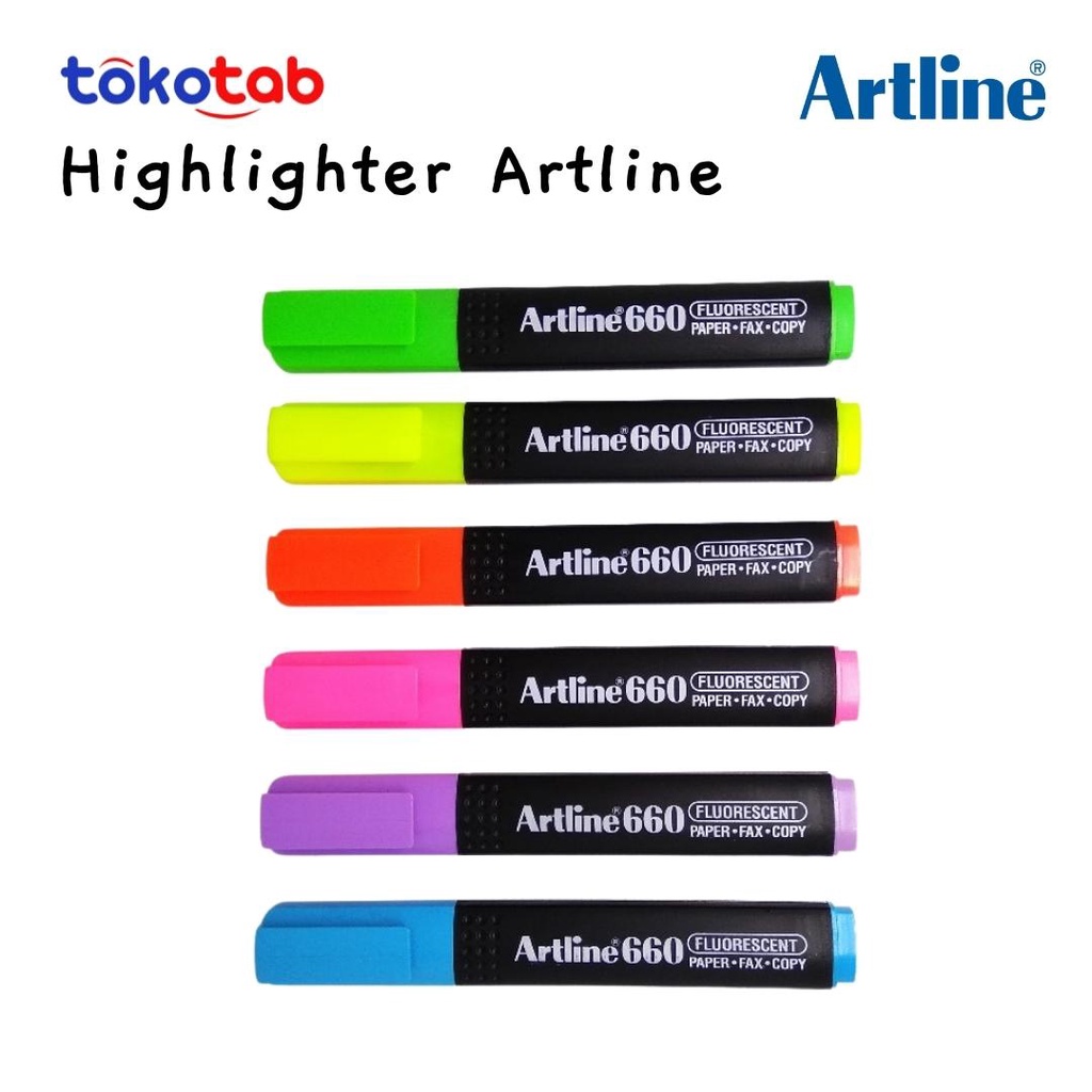 

Tokotab - Artline Highlighter Textliner EK-660 Penanda Tulisan Stabilo Artline