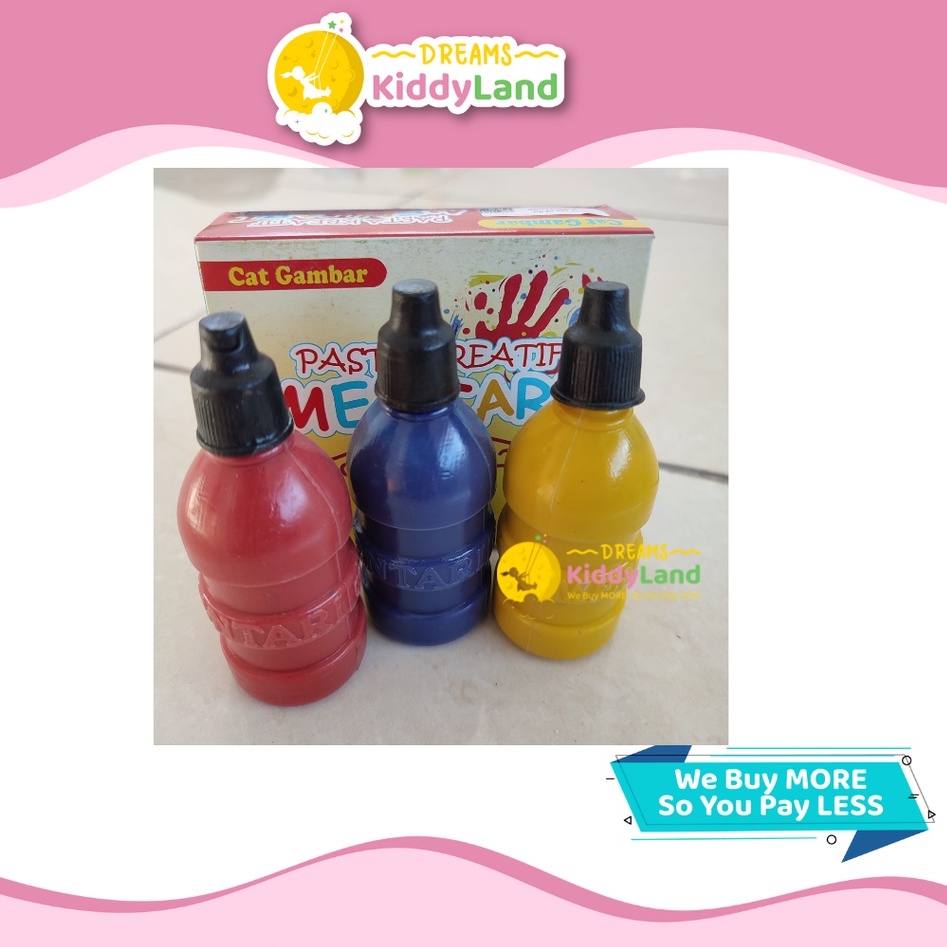 mainan edukasi anak cat menggambar / mewarnai anak pasta mentari