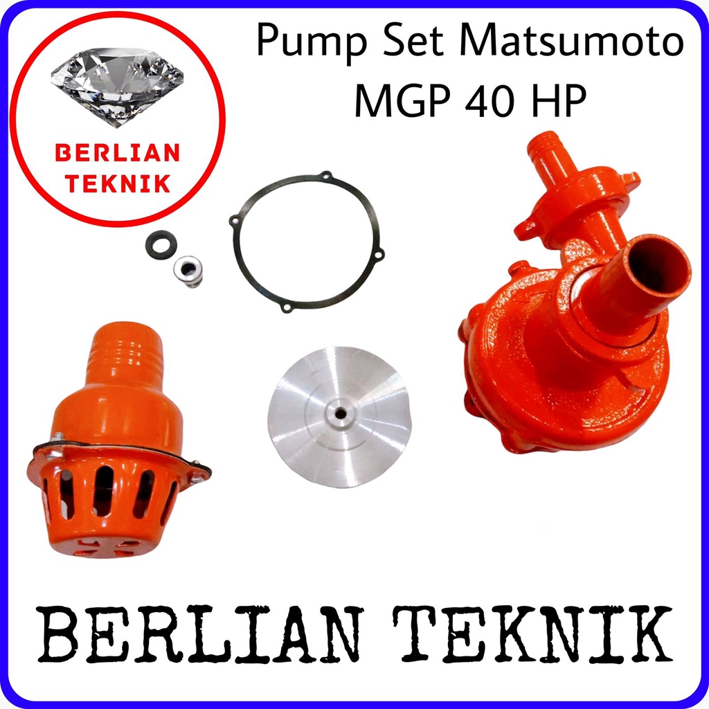 Pompa Set Pump Alkon Tekanan Tinggi Matsumoto MGP 40 HP / 1.5 Inch