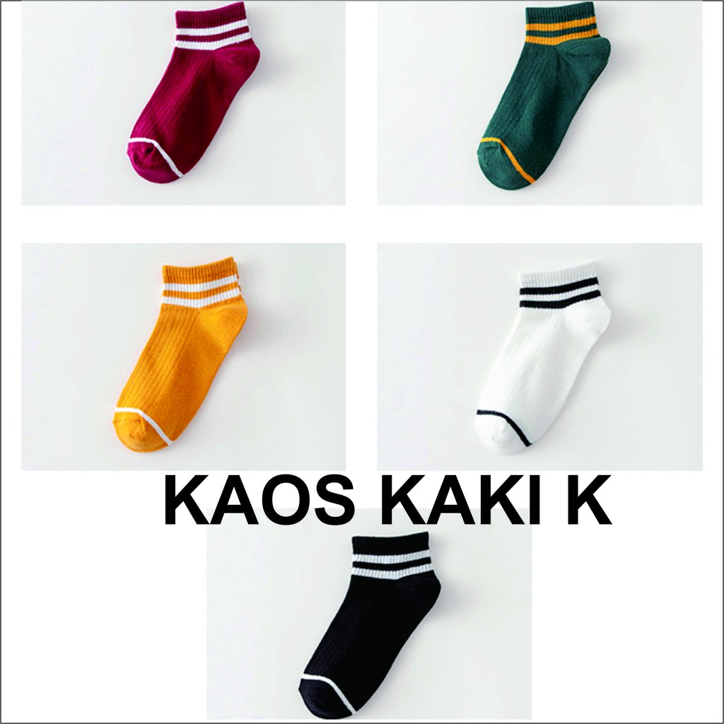 NEW KL  Kaos Kaki Ankle Kaos Kaki Cute Kaos Kaki Motif Kaos Kaki Semata Kaki-kaos - K
