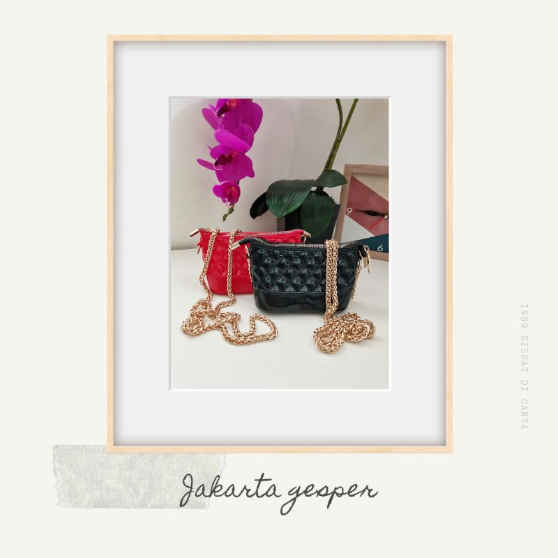 mini jelly tas selempang wanita