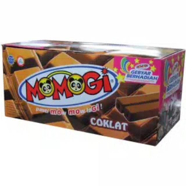 

MOMOGI RASA COKLAT 6 GR ISI 20 PCS