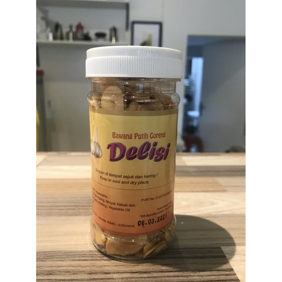 

Kualitas Terbaik] Bawang Putih Goreng Delisi Kemasan Toples 75Gr.