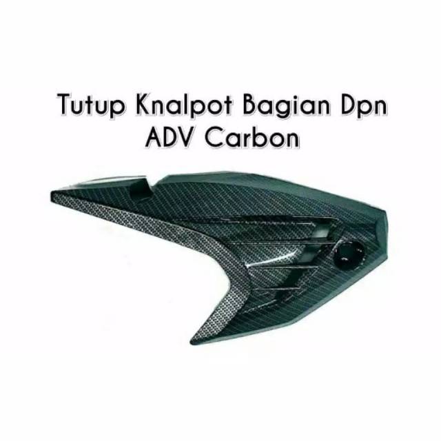 Cover knalpot karbon nemo Honda ADV terlaris/tutup knalpot karbon ADV termurah/cover knalpot ADV 150