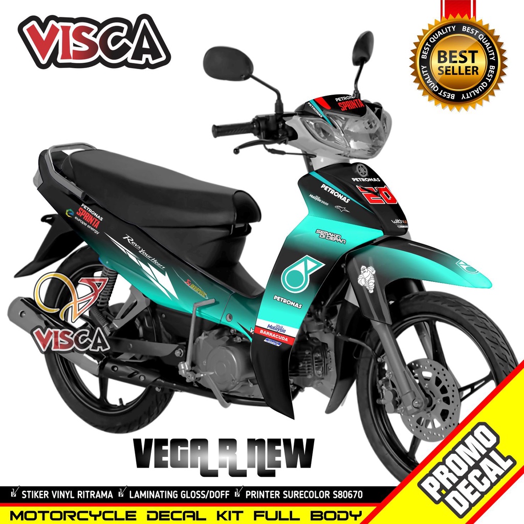 Decal Vega R New Full Body Stiker Vega R New Full Body Striping Vega R New Variasi Decal Hologram Ve