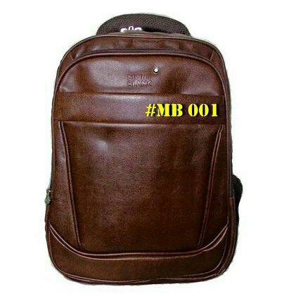 Tas ransel montblanc kulit learher premium classic MB 001