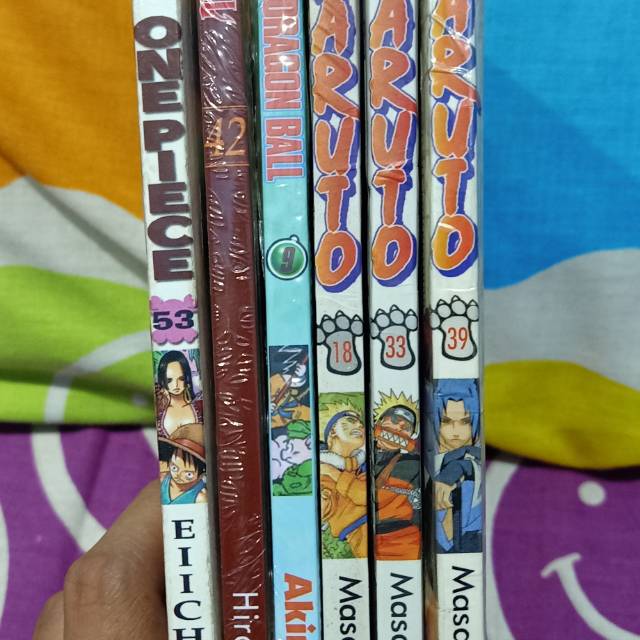 Komik One Piece, Fairy Tail, Dragon Ball, Naruto