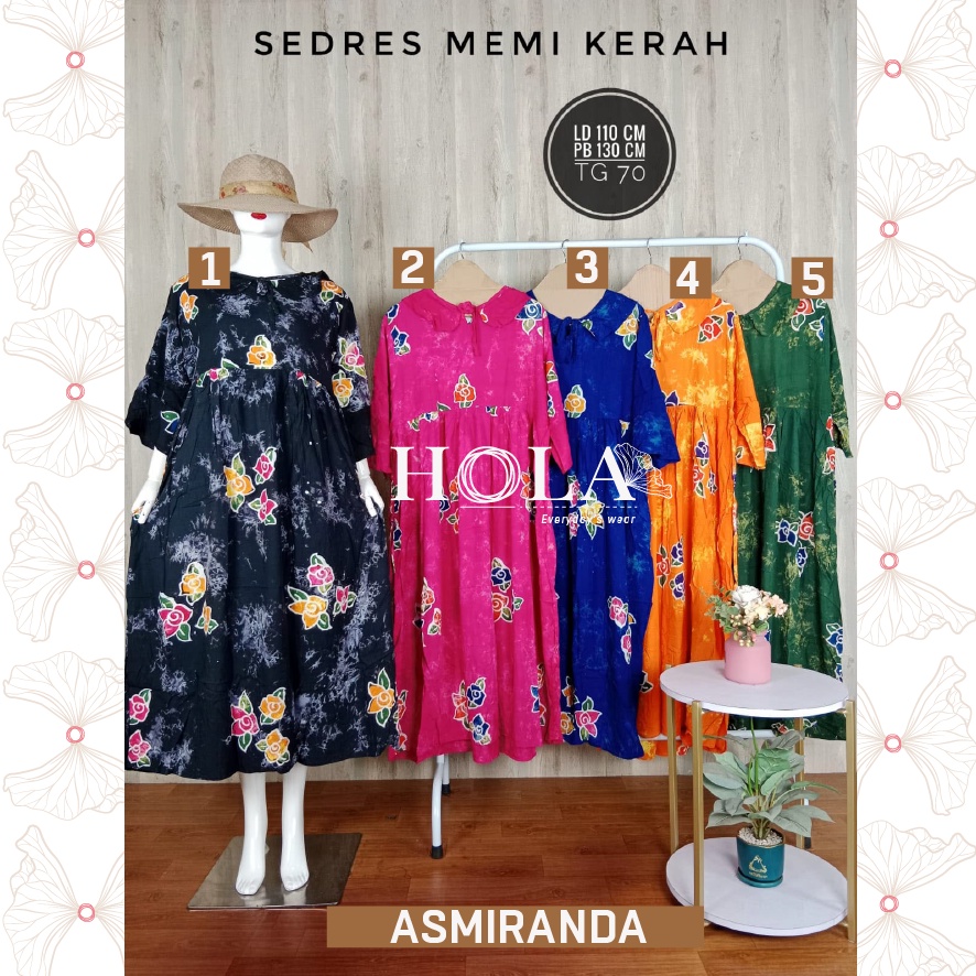 HOLA_FASH | Sekdres Messha klok, sekdres Messa, Sekdres Klok motif Sunan, Sekdres asmiranda-TG70-FS-SASMR01