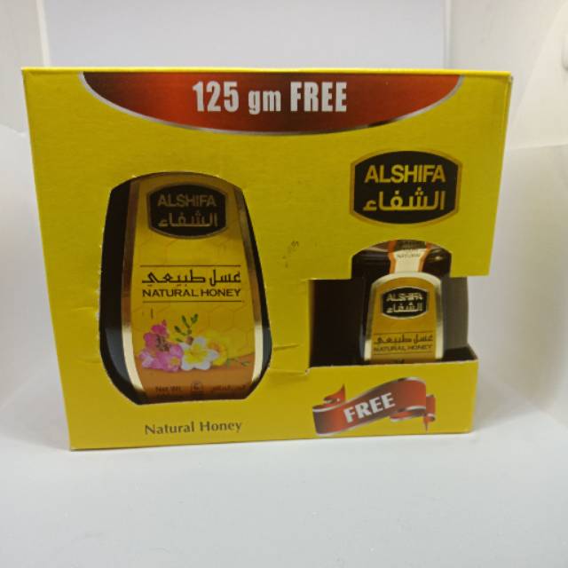 Madu ALSHIFA 500gr free 125gr