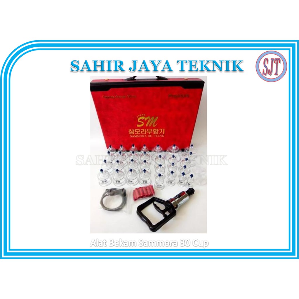 Alat Bekam Sammora Premium Box Merah Isi 30 Cup /Alat Bekam
