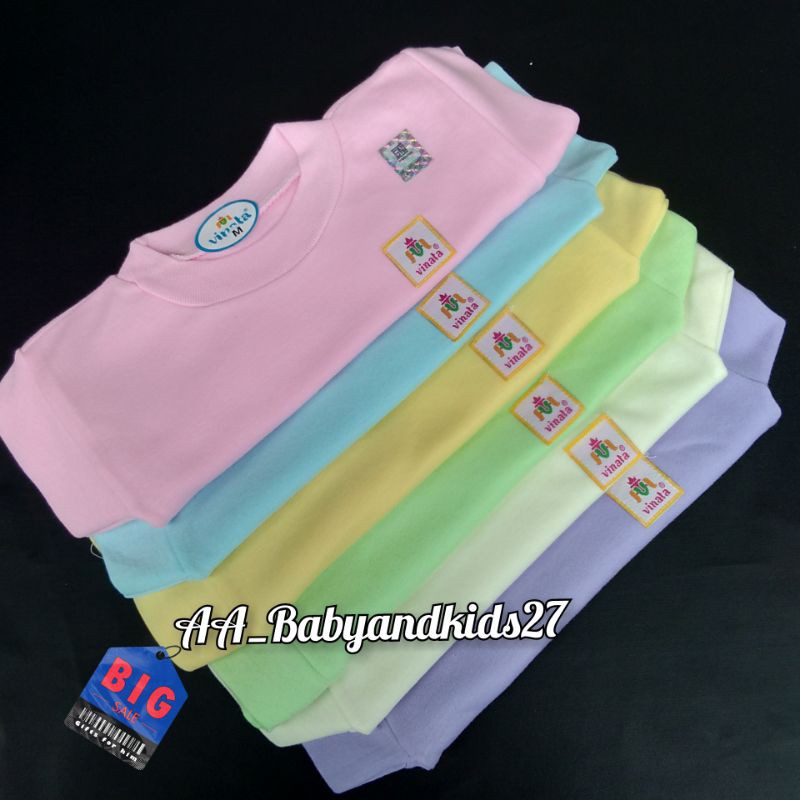 1Pc Kaos Oblong Bayi Vinata Polos SNI-Oblong Bayi Polos SNI Vinata