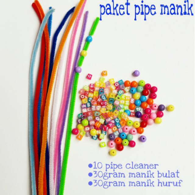 Sensory toys mainan edukatif PAKET PIPE MANIK