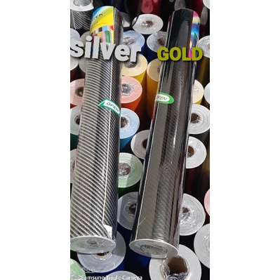 Stiker   skotlite carbon kevlar  1 roll isi 9 meter kinclong