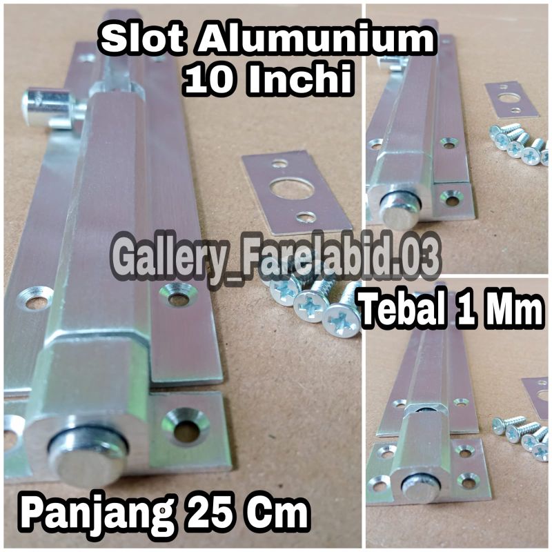 Grendel Alumunium Tebal 14 Inchi Slot Pintu Rumah Kupu Tarung 12 Inch Kunci Jendela Pintu Utama Kamar Dapur 10 Inch Gerendel