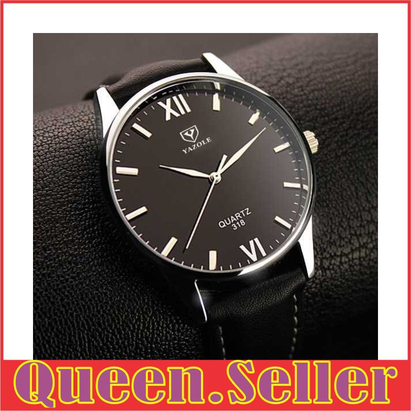 QS618 fashion pria jam tangan pria ORIGINAl Yazole Jam Tangan Analog - 318