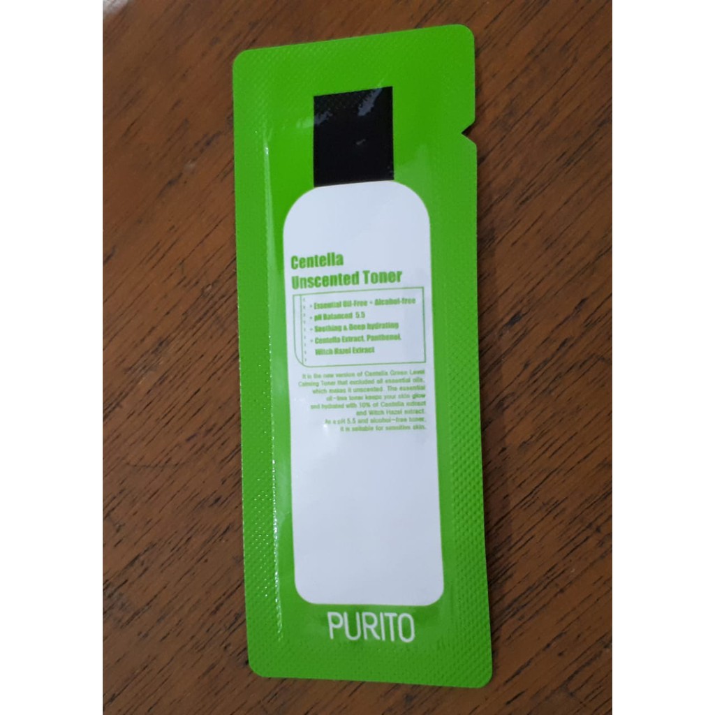 PURITO Centella Unscented Toner Sample Sachet Trial