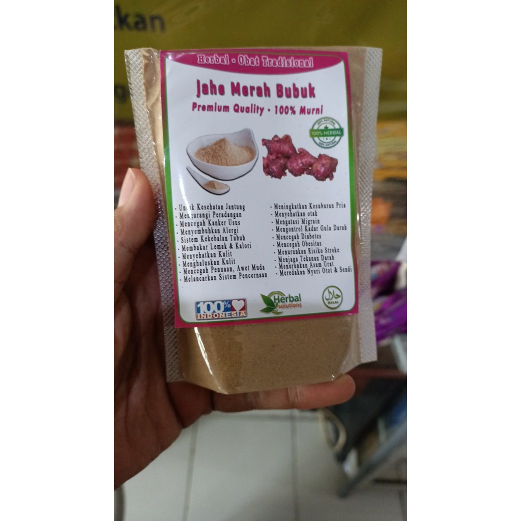 

JAHE MERAH BUBUK MURNI ASLI MINUMAN KESEHATAN MINUMAN IMUNITAS DAYA TAHAN TUBUH