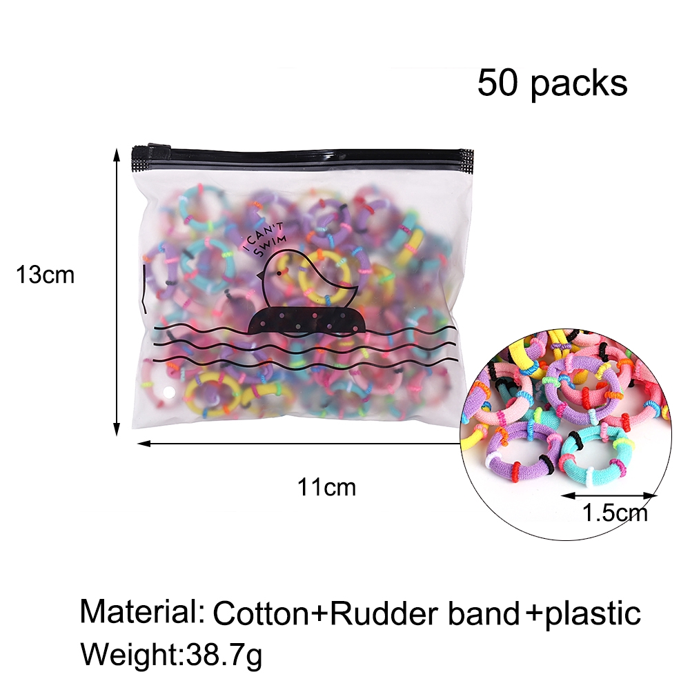 Accessories Lovely Child Candy Colors Fluorescent Color Hair Ring Hair Rope  Small Rubber Band