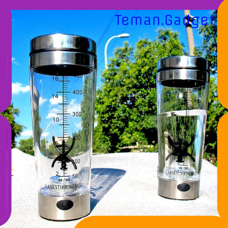 TG-OL045 BOTOL MINUM PROTEIN ELECTRIC SHAKER PORTABLE OTOMATIS 450ML - 1505