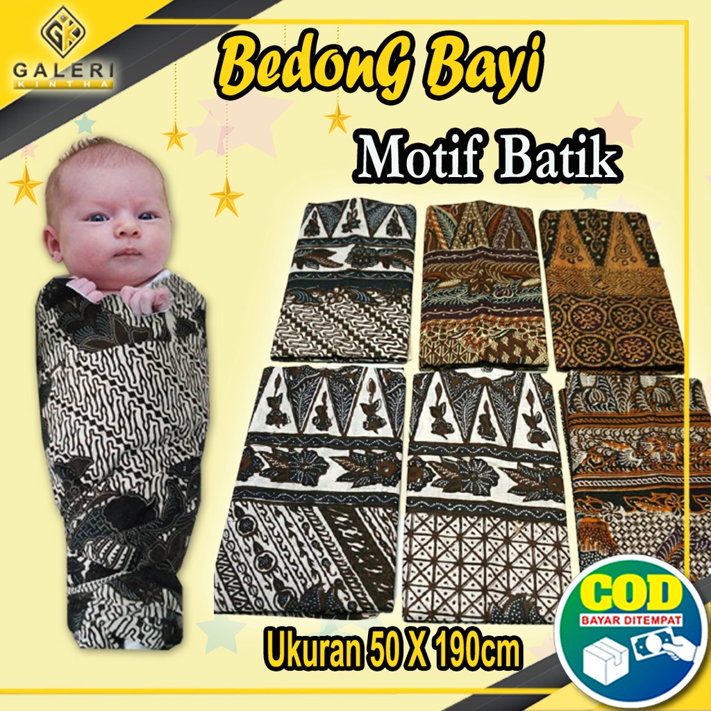 Bedong Bedongan Bayi Panjang Murah Halus Motif Batik