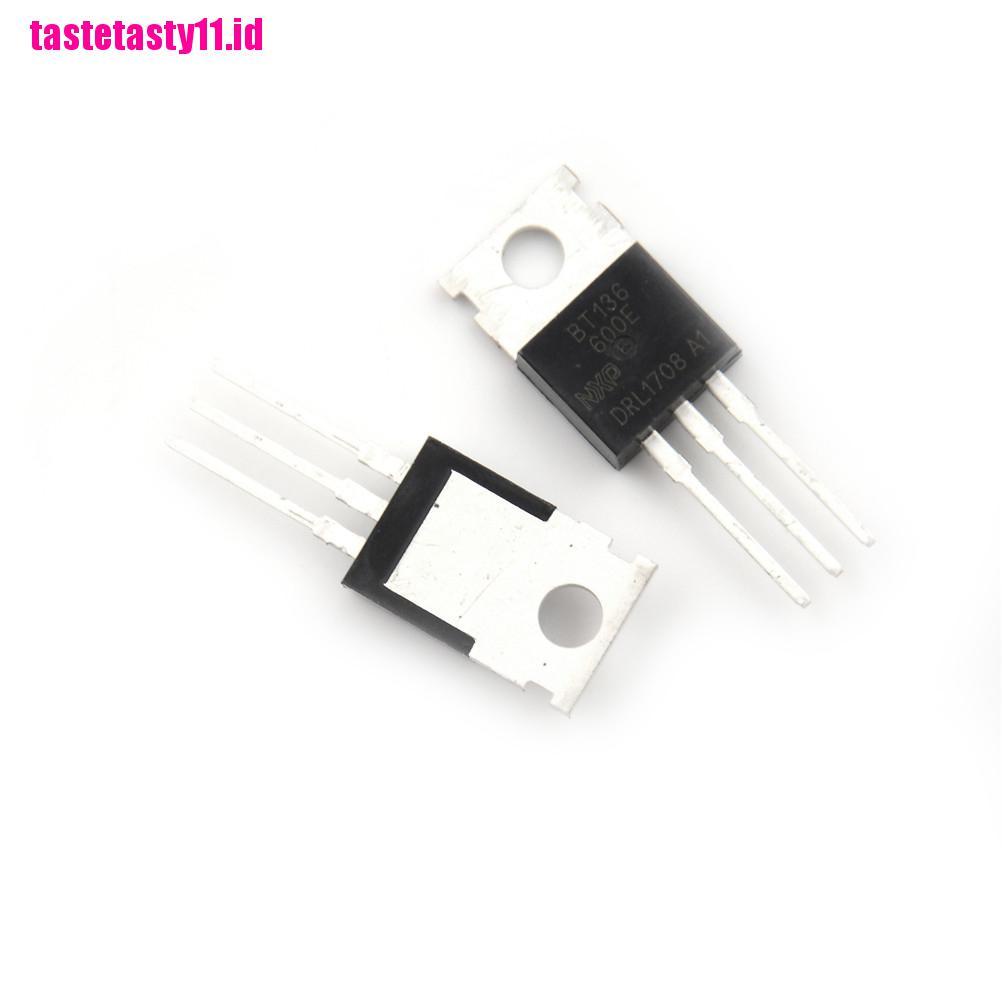 10 Pcs Triacs Thyristor BT136-600E BT136-600 BT136