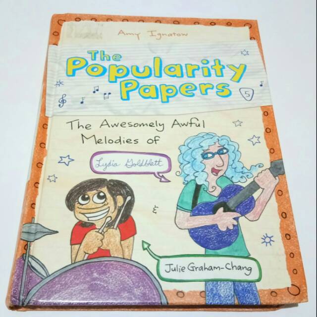 Buku novel cerita anak impor the popularity papers