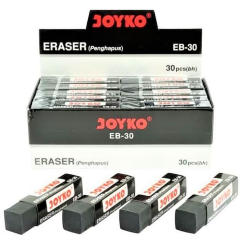 

1 pack-Penghapus joyko panjang hitamputih eb30-er30w