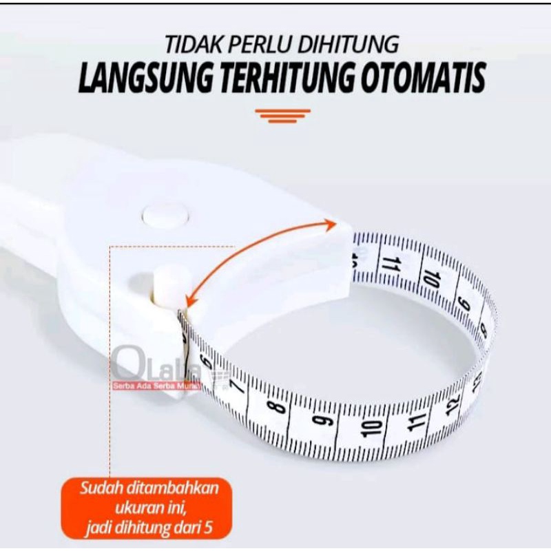 Meteran Pengukur Badan / Lengan / Pinggang Bentuk Y Panjang 150cm