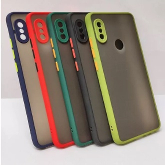 Casing Xiaomi Redmi Note 6 Dove Matte Transparan Slim Fuze Macaron My Choice Case - Acc Plus