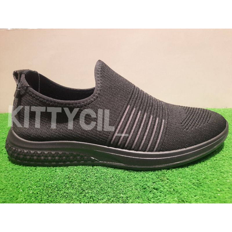 SEPATU SPORT CASUAL PIERRE CARDIN ORIGINAL BLACK.