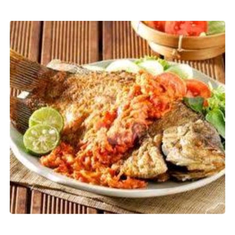 

ikan nila goreng dadakan