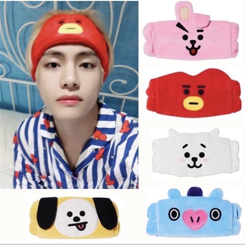 BANDANA HEADBAND Tidur Makeup BTS BT21 ARMY KOREA / BANDO BTS