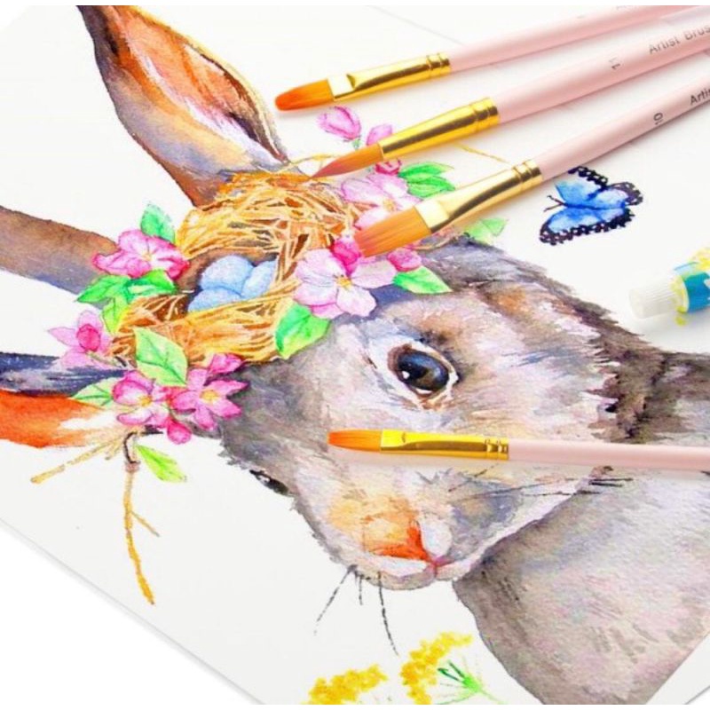 

Brush watercolor set kuas cat air 5 in 1