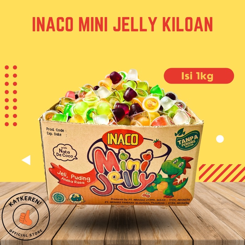 Inaco Jelly Kiloan Murah - Agar agar Inaco Jelly Curah
