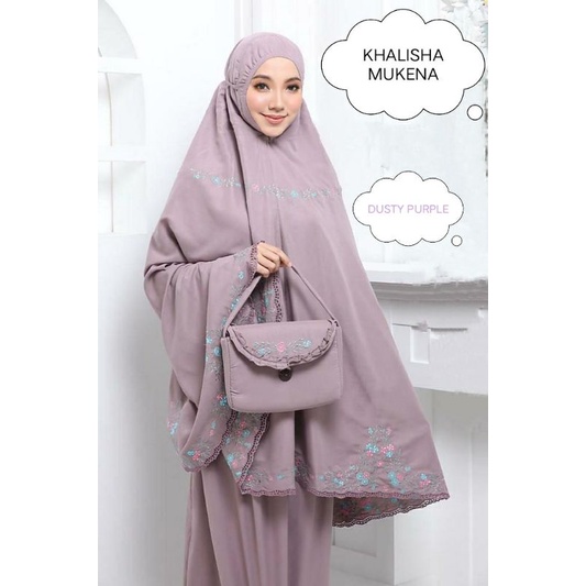 MUKENA Telekung Raudah DEWASA Katun VISCOSE PREMIUM MEWAH  Set tas sejadah