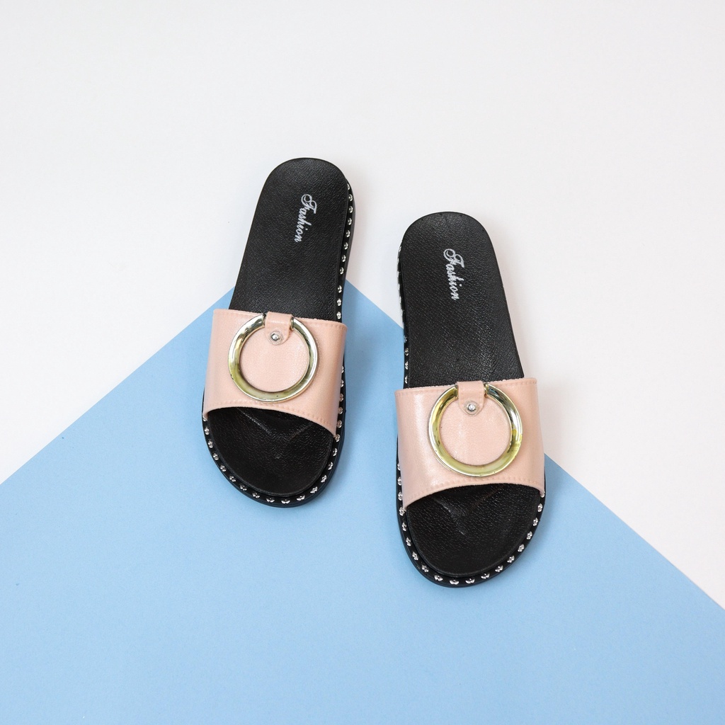 Ocha Sandal Wanita Slip On Teplek - Demorin