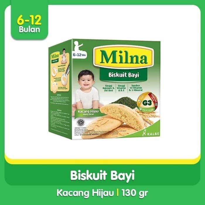 MILNA BISKUIT KACANG HIJAU 130g