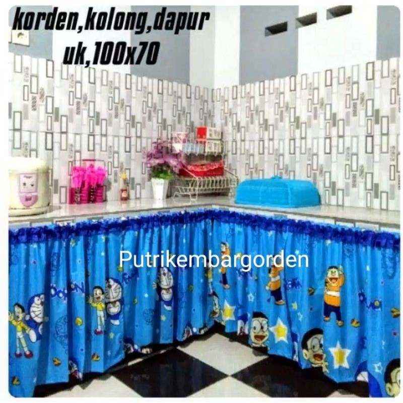 Gorden Kolong dapur doraemon