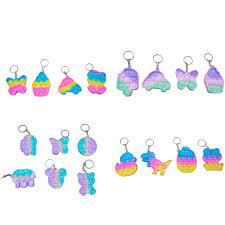 New Fidget Push Pop Its Mainan Anak Toys Bubble Kids Mainan Popit Murah Rainbow Pop it PASTEL-POPIT G.Kunci RANDOM