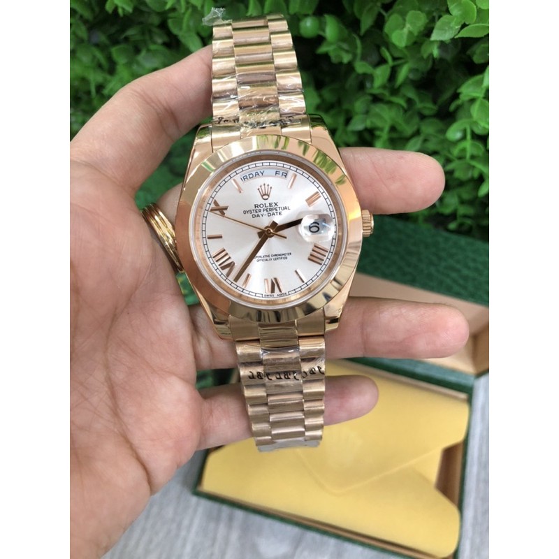 JAM ROLEX DAY-DATE AUTOMATIC KACA SAPPHIRE/SZ 40MM