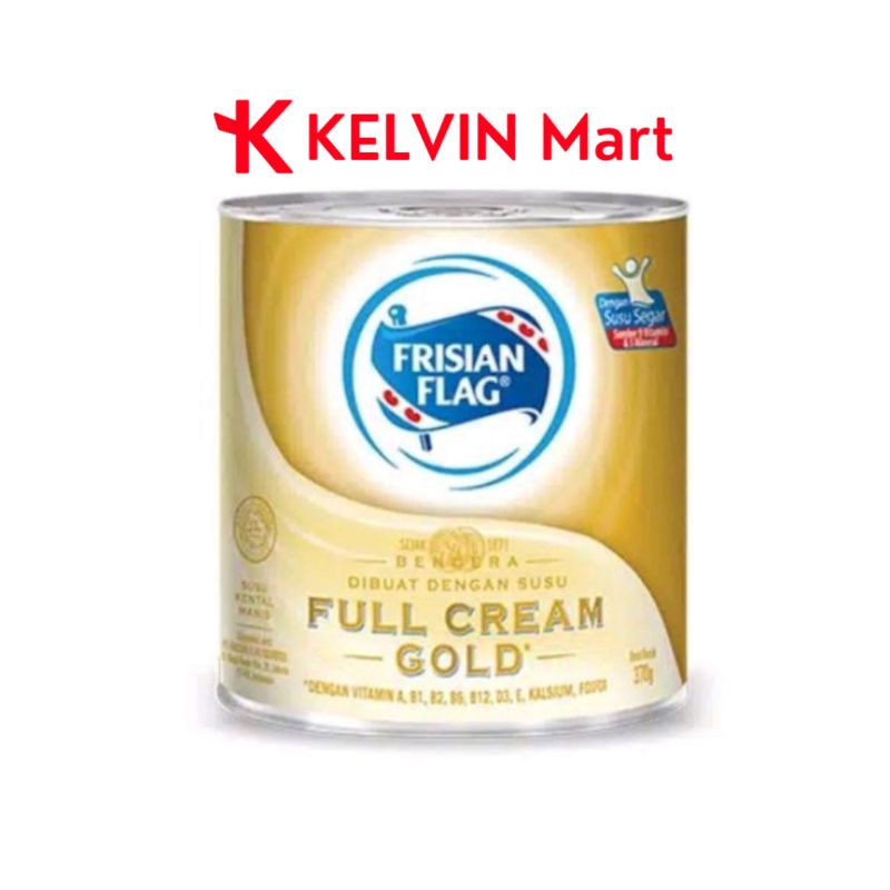 

Kental Manis Frisian Flag Full Cream Gold kaleng 370g