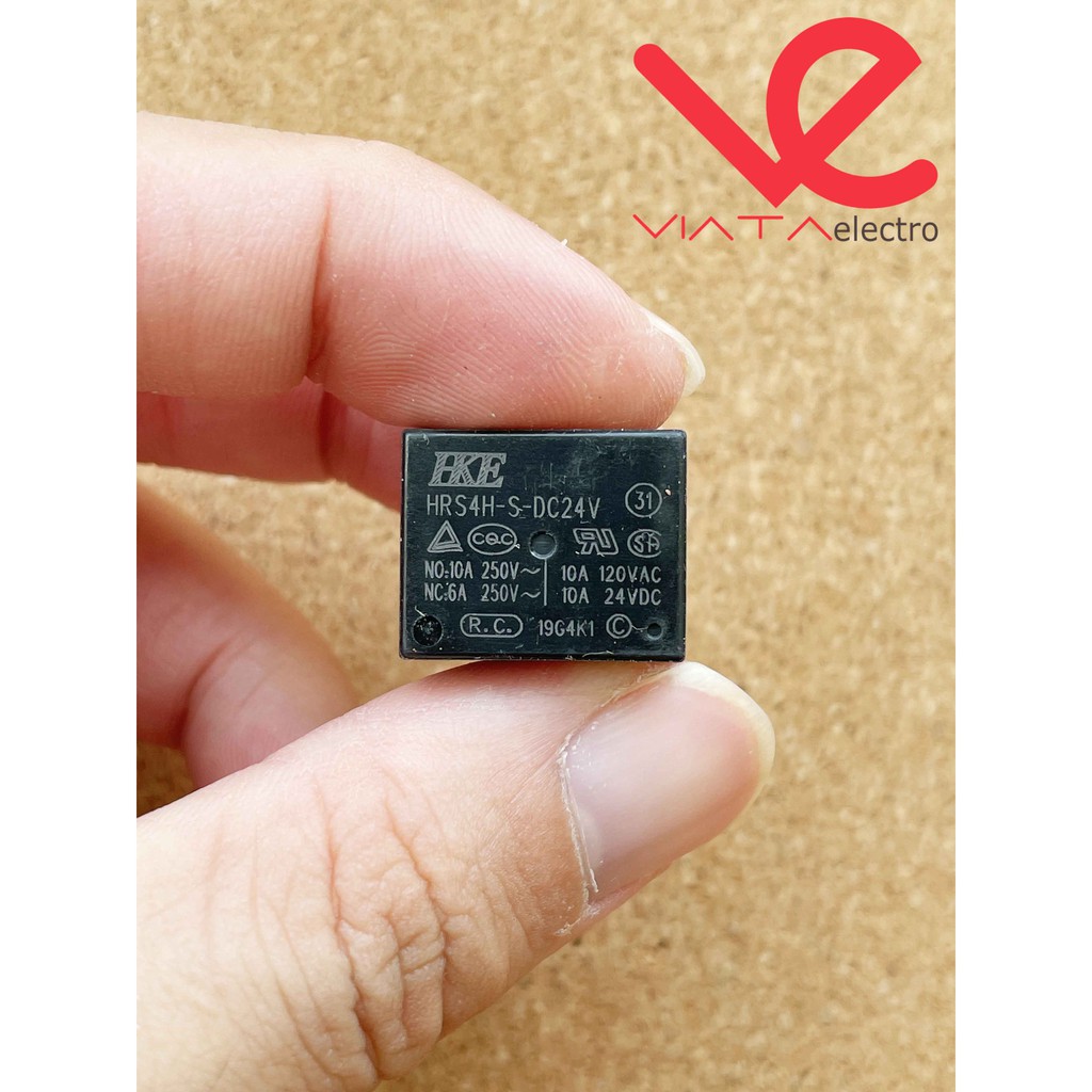 RELAY HKE 24V 5PIN HRS4H RELAY 24V 5 KAKI 10A ASLI