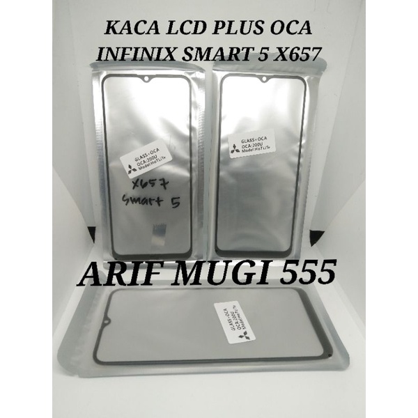KACA LCD KACA TOUCHSCREEN INFINIX SMART 5 X657 PLUS OCA ORIGINAL