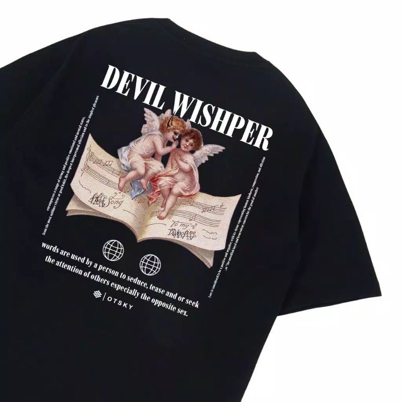 Tshirt Baju Kaos OTSKY Devil Whisper