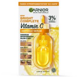 ✦SINAR✦Garnier Bright Complete Serum Ampoule Serum 3% Vitamin C 1.5ml