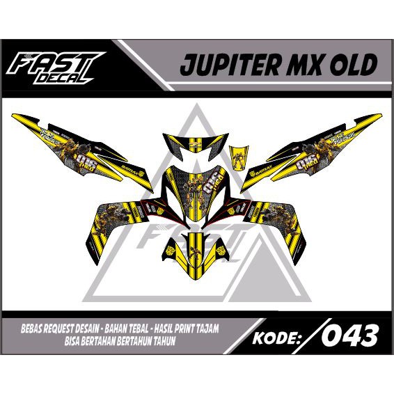 Decal sticker jupiter mx_mx old