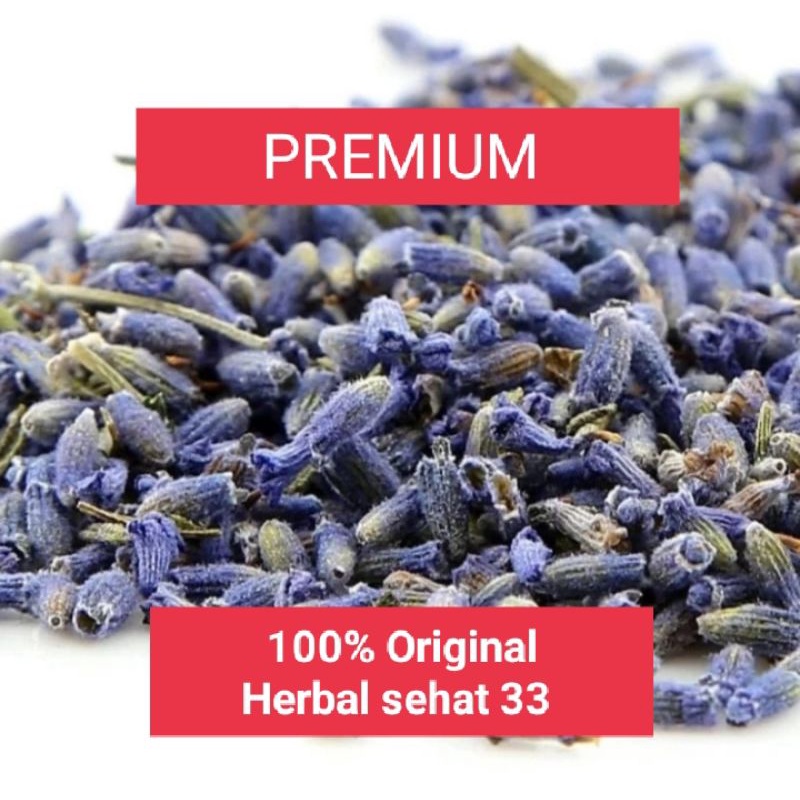 

tea bunga lavender kering herbal premium grosir 1kg