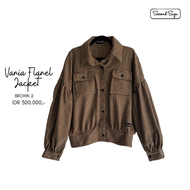VANIA FLANEL JACKET BY SECOND SIGN